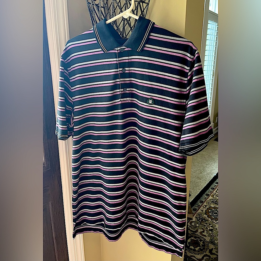 Brooks Brothers St Andrews Links Men’s Golf Shirt Size Large